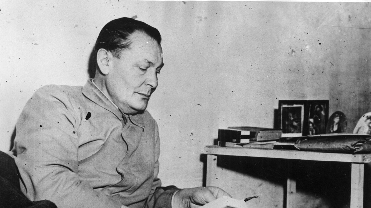 Herman Göring var tysk riksmarskalk och arbetade även han nära Hitler.